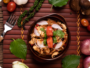 Stacked Tomato, Summer Vegetable, and Grilled Bread Salad
